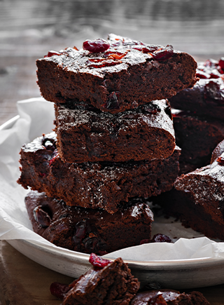 Cranberry Brownies 